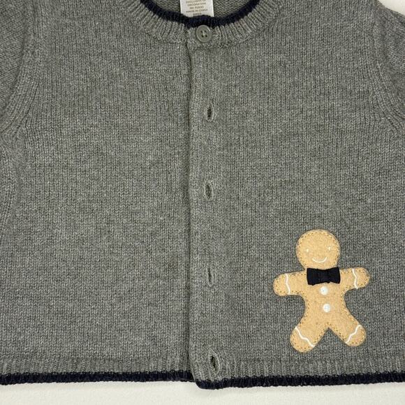 Janie & Jack Baby Cardigan Sweater 12–18 Months Cotton Wool Soft Holiday Classic - Picture 5 of 14